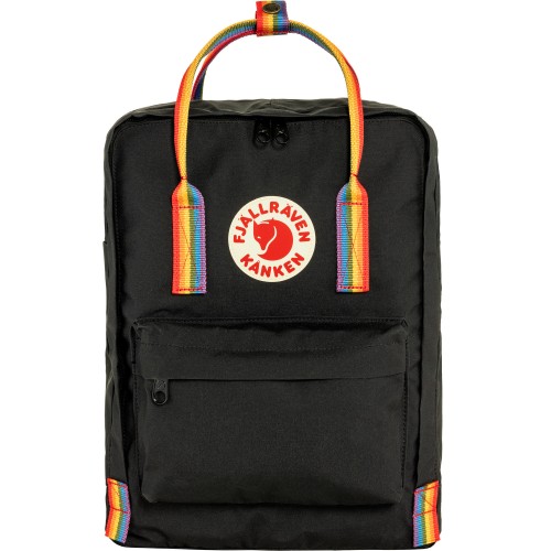 Fjallraven Kanken Rainbow Rucksack Black