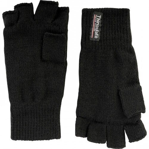 Jack Pyke Fingerless Gloves Black